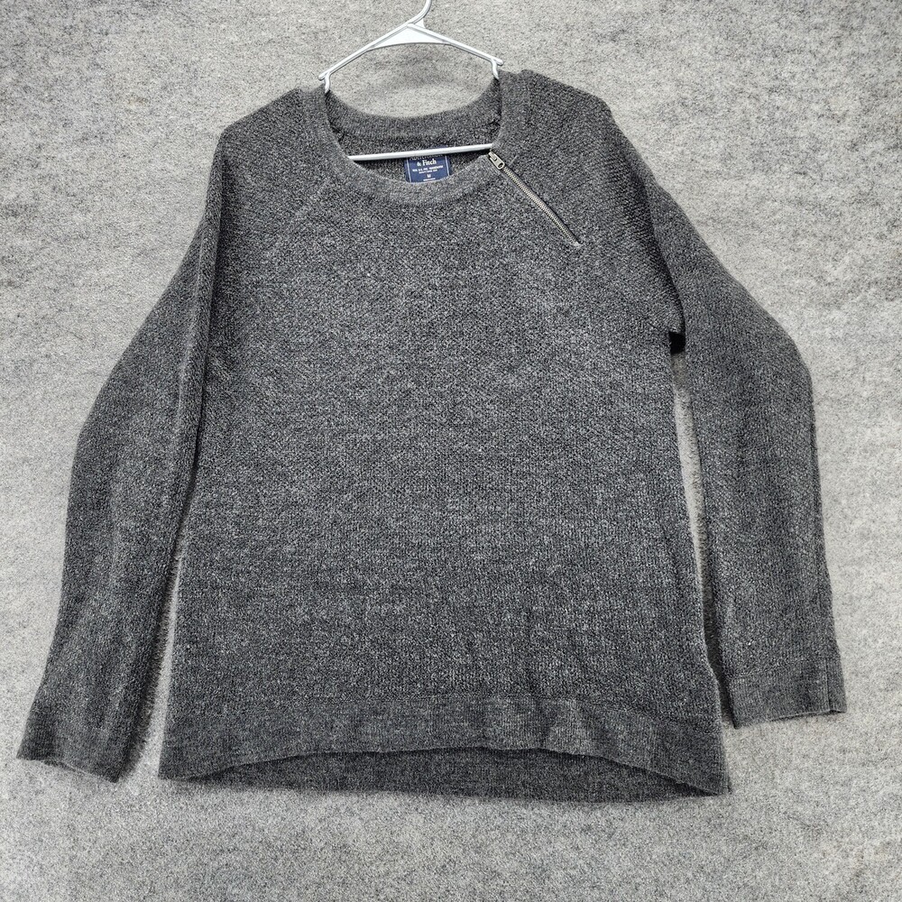 Abercrombie Fitch Sweater Womens Medium Long Sleeve Gray